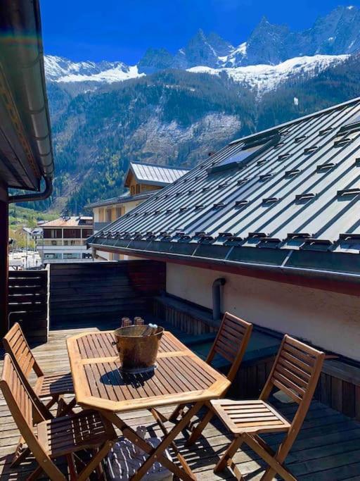 90M2 Hypercentre, Terrace, Next To Ski Lift Chamonix Exterior foto