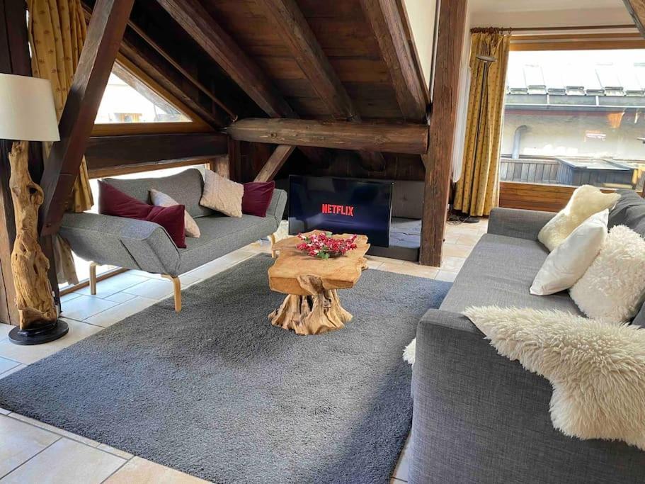 90M2 Hypercentre, Terrace, Next To Ski Lift Chamonix Exterior foto