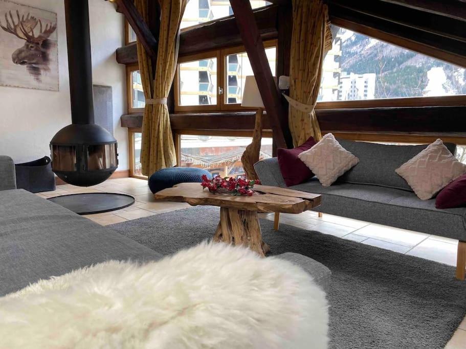 90M2 Hypercentre, Terrace, Next To Ski Lift Chamonix Exterior foto